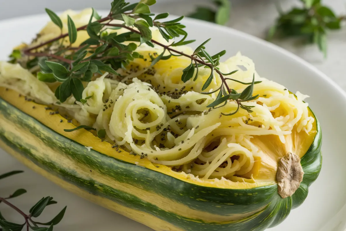 What does it mean when spaghetti squash is green?