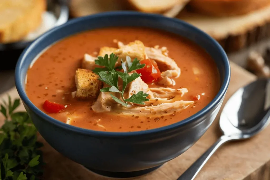 smoky chicken tomato bisque recipe