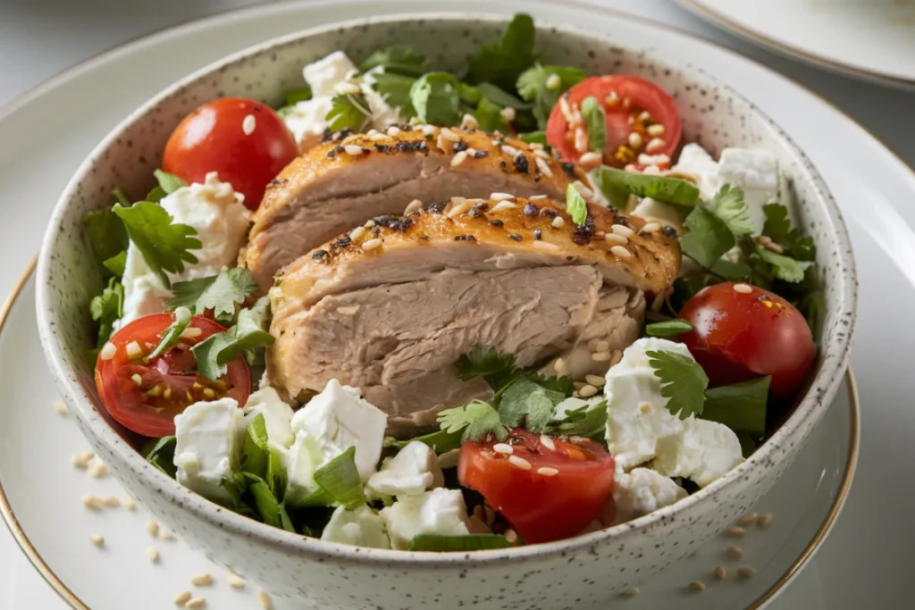 Feta Cilantro Bowl with Chicken