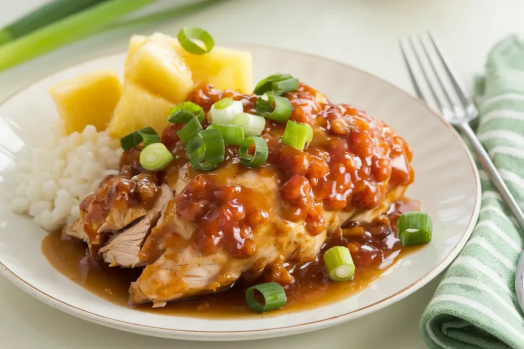 sweet hawaiian crockpot chicken