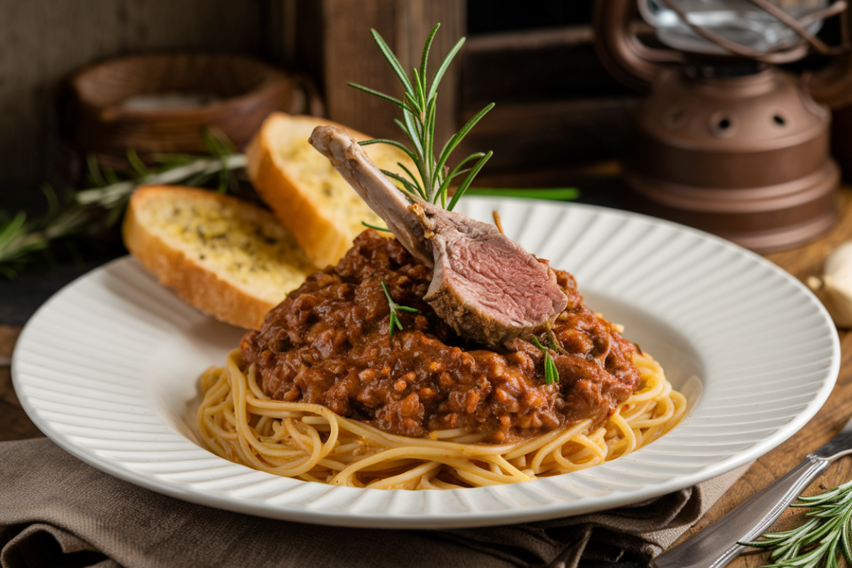 What to eat with lamb ragu?