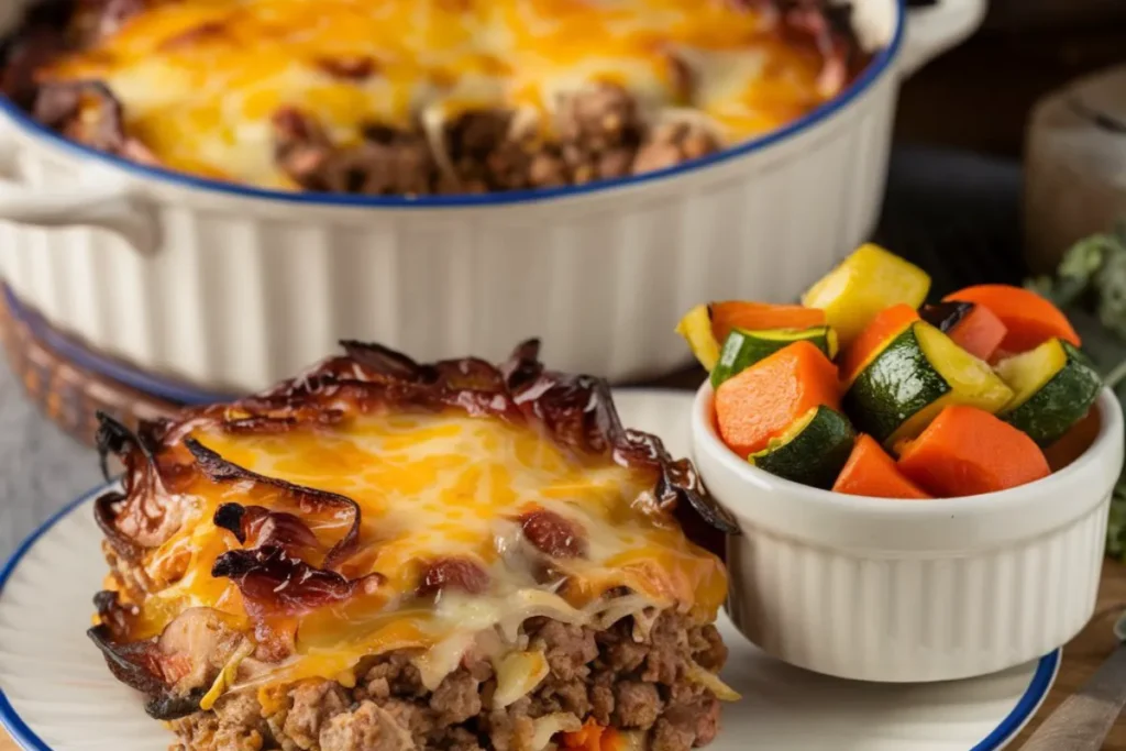 smoked hamburger casserole