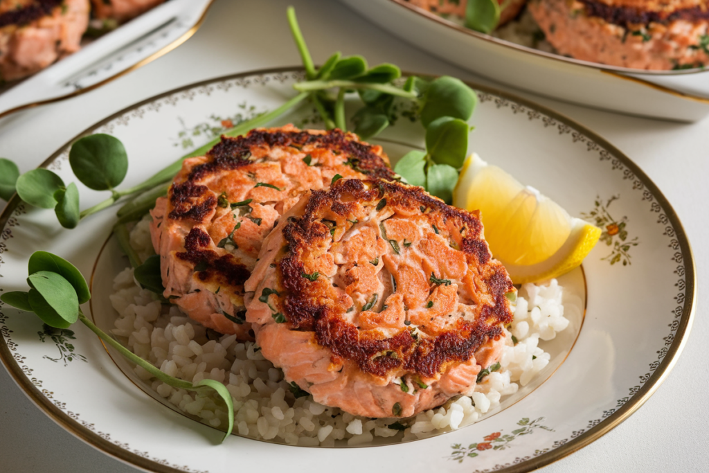 old fashioned salmon patties recipe​
The key to this recipe’s success is its simplicity. With canned salmon, crackers or bread crumbs, eggs, and a few seasonings, you can create a satisfying meal without spending hours in the kitchen. The result is a batch of golden-brown, crispy patties that are packed with flavor in every bite. Whether you grew up enjoying these at your grandmother’s table or you’re trying them for the first time, they’re bound to become a family favorite.

