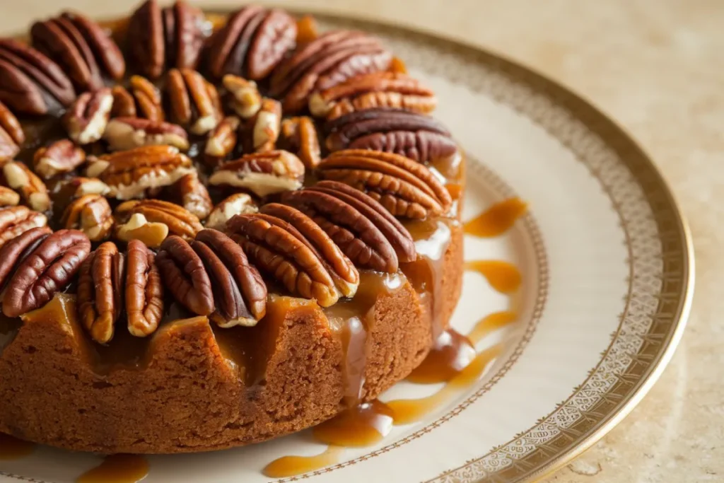 pecan upside down cake
