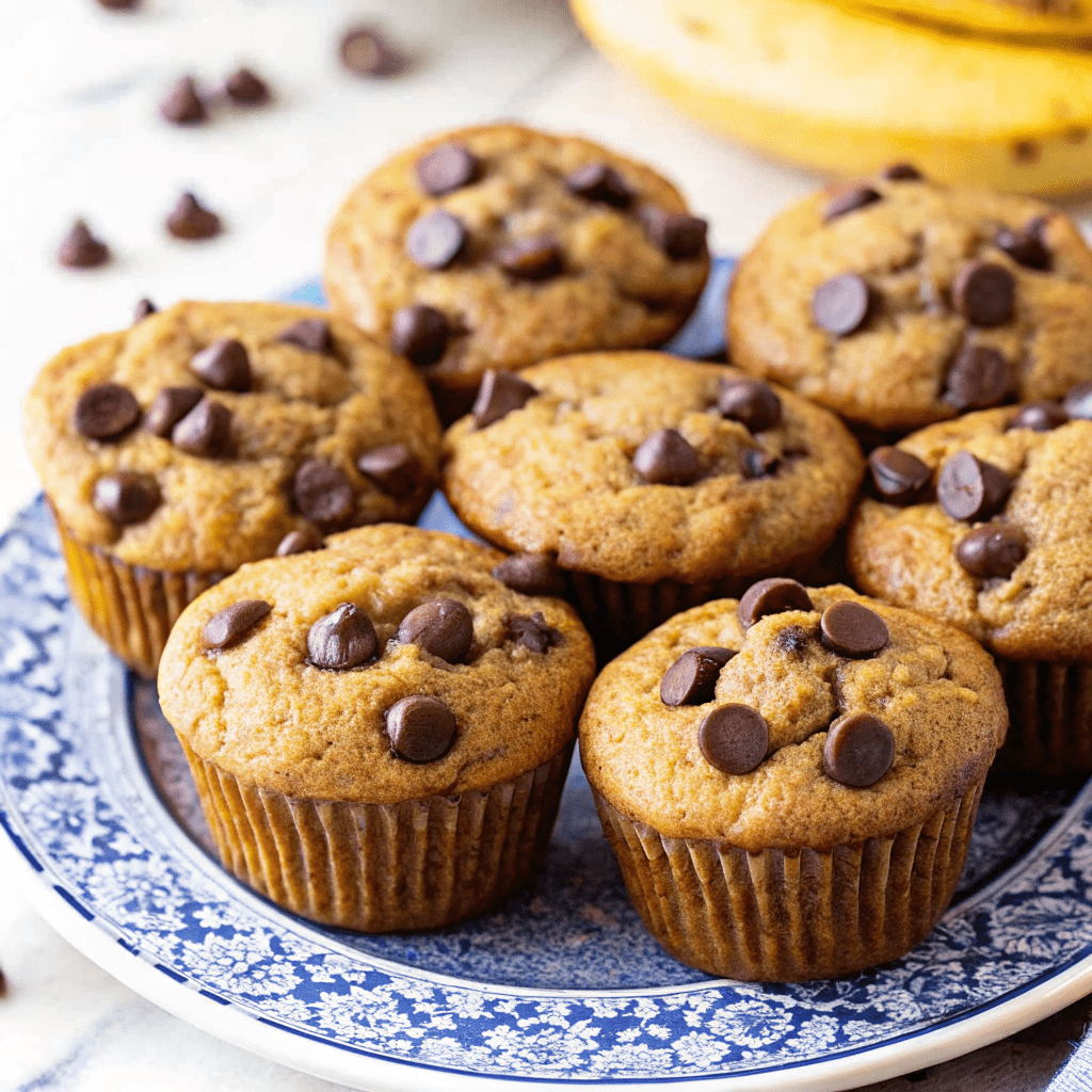 Chocolate Muffins with Banana